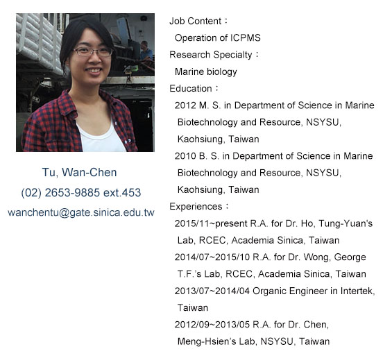 Wan-Chen Tu's CV